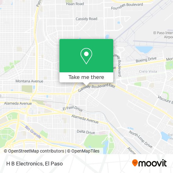 Mapa de H B Electronics