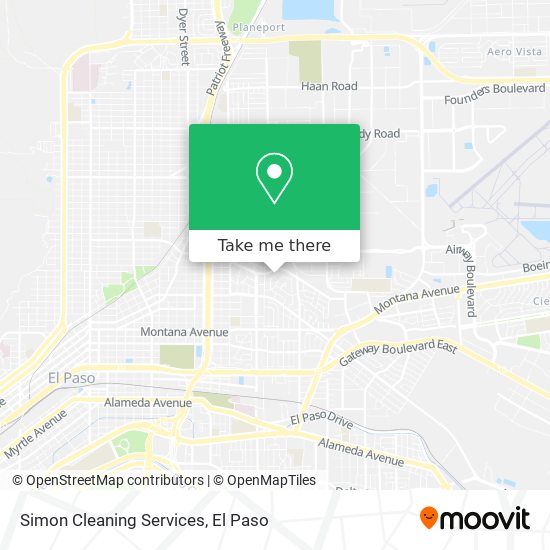 Simon Cleaning Services map