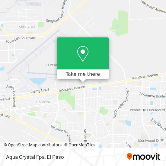 Mapa de Aqua Crystal Fpa