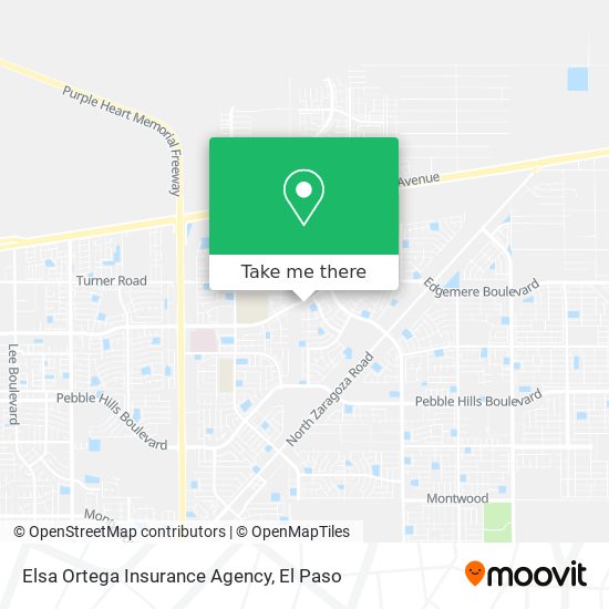 Elsa Ortega Insurance Agency map