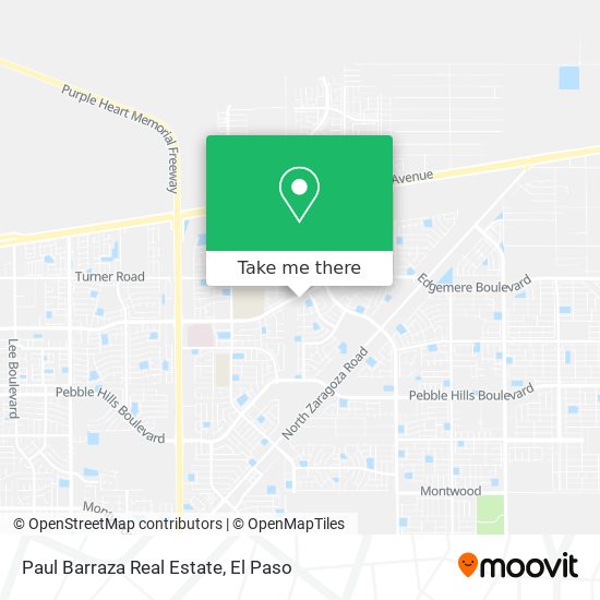 Paul Barraza Real Estate map