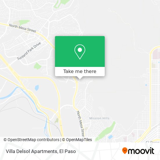 Villa Delsol Apartments map
