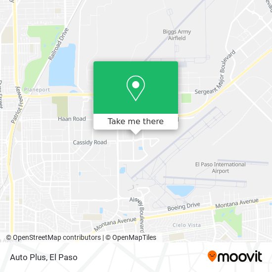 Auto Plus map