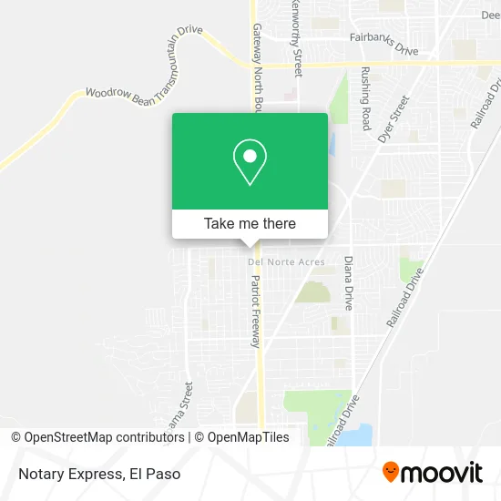 Notary Express map