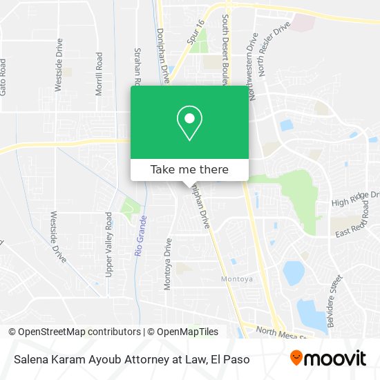 Salena Karam Ayoub Attorney at Law map