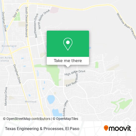 Mapa de Texas Engineering & Processes