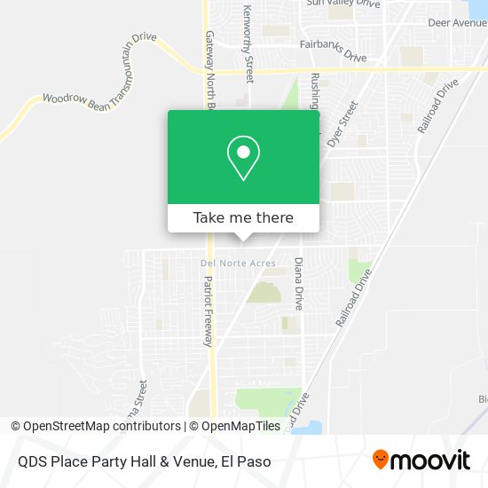 Mapa de QDS Place Party Hall & Venue