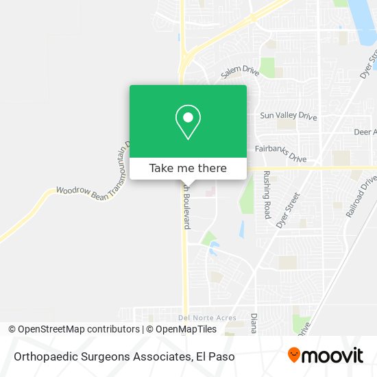 Orthopaedic Surgeons Associates map