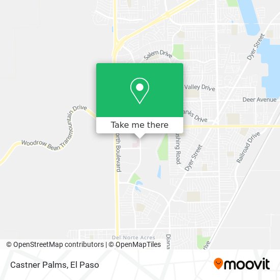 Castner Palms map