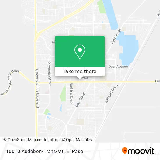 Mapa de 10010 Audobon/Trans-Mt.