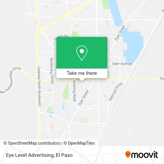 Mapa de Eye Level Advertising