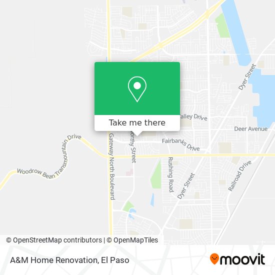 A&M Home Renovation map