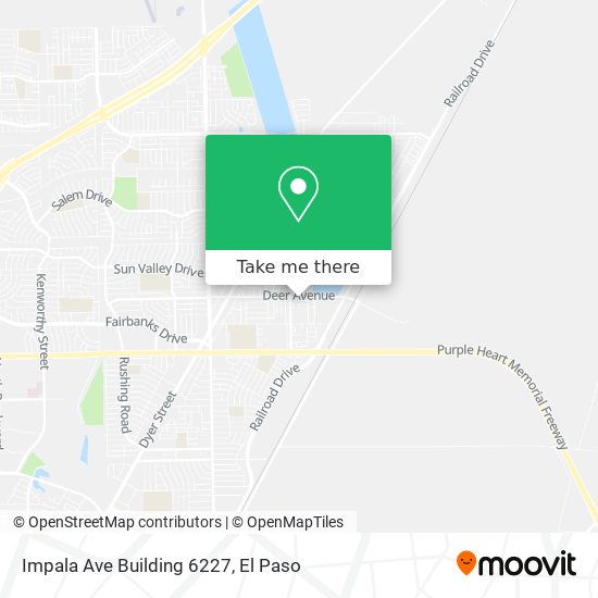Mapa de Impala Ave Building 6227