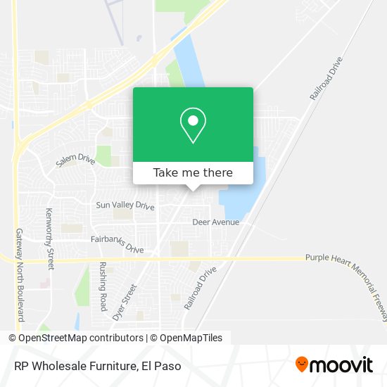 RP Wholesale Furniture map