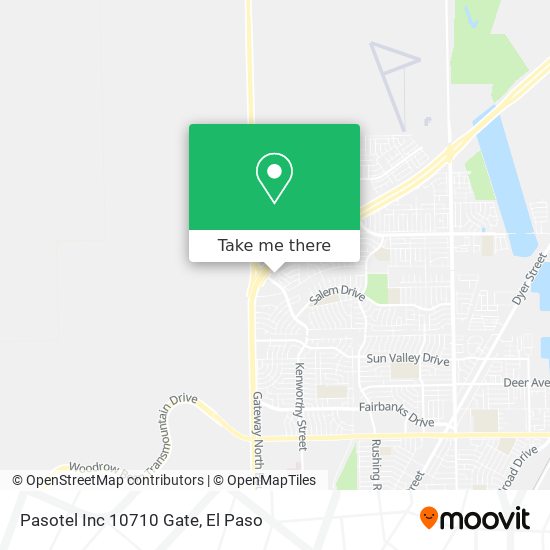 Pasotel Inc 10710 Gate map