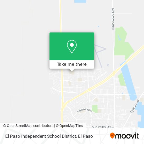 Mapa de El Paso Independent School District