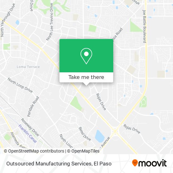 Outsourced Manufacturing Services map
