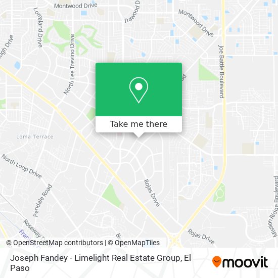 Mapa de Joseph Fandey - Limelight Real Estate Group