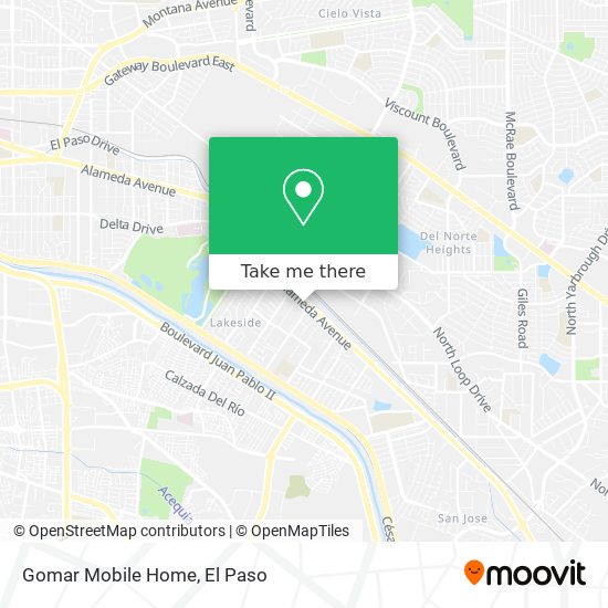 Mapa de Gomar Mobile Home