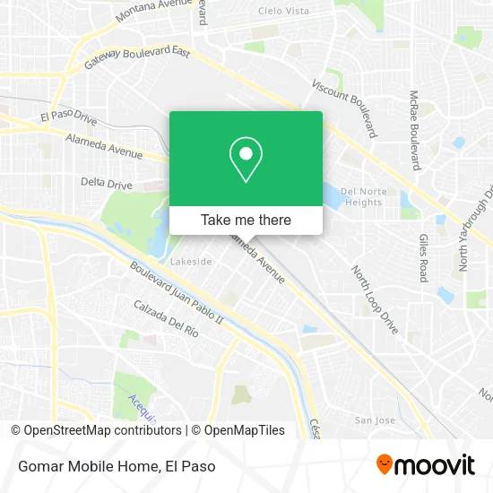 Gomar Mobile Home map
