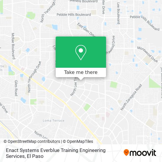 Enact Systems Everblue Training Engineering Services map