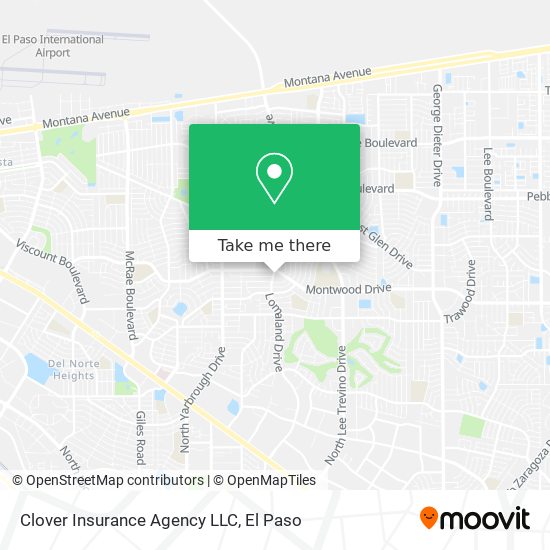 Mapa de Clover Insurance Agency LLC