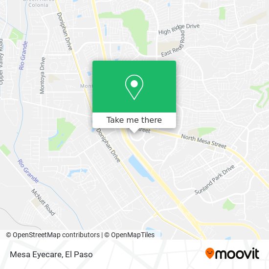 Mesa Eyecare map