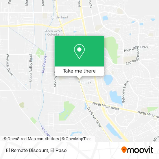 El Remate Discount map