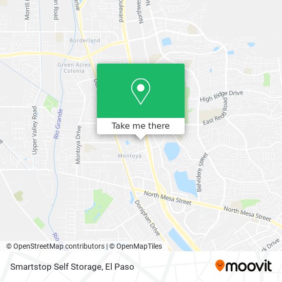 Mapa de Smartstop Self Storage