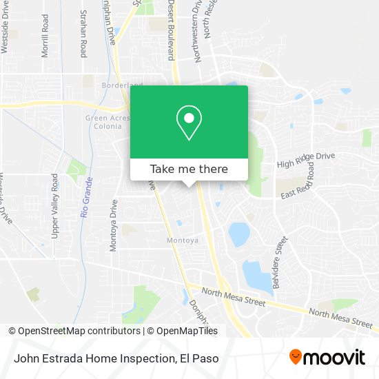 John Estrada Home Inspection map