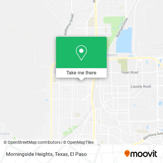 Morningside Heights, Texas map