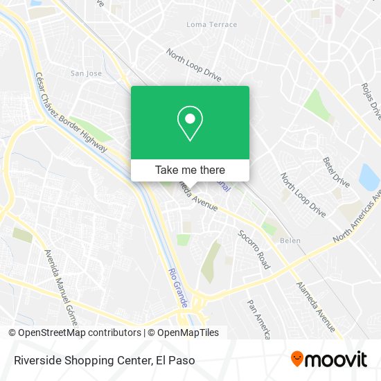 Riverside Shopping Center map