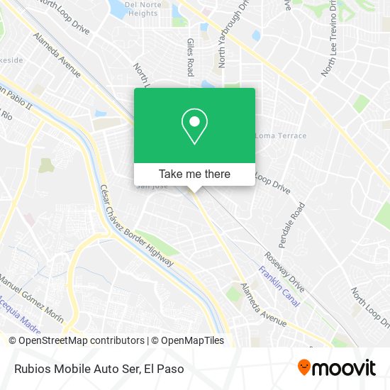 Mapa de Rubios Mobile Auto Ser