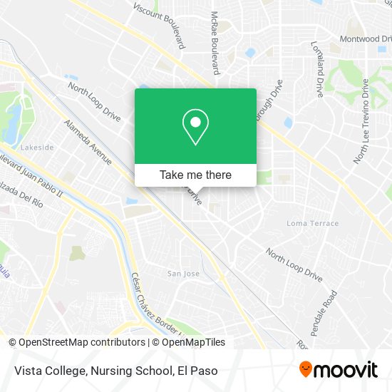 Mapa de Vista College, Nursing School