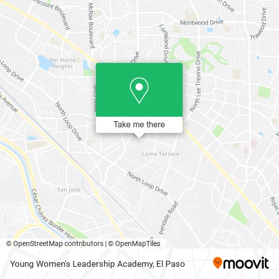 Young Women's Leadership Academy map