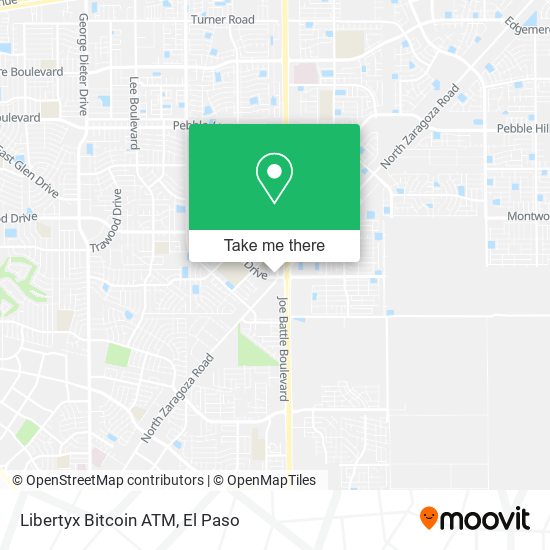 Mapa de Libertyx Bitcoin ATM