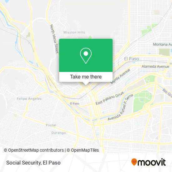 Mapa de Social Security
