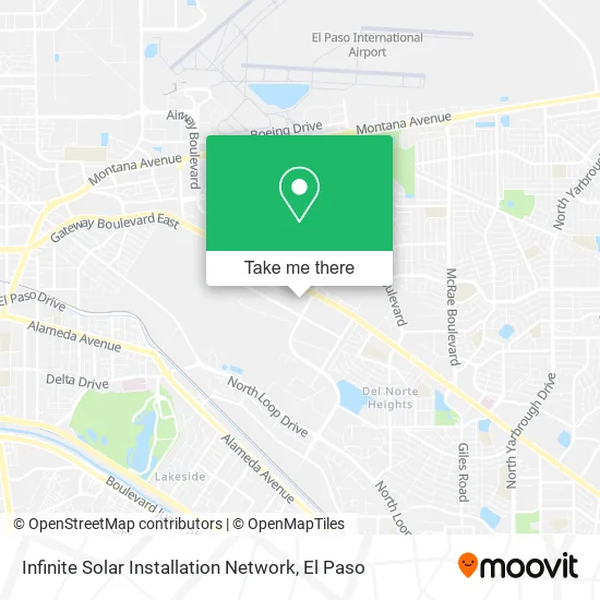 Infinite Solar Installation Network map