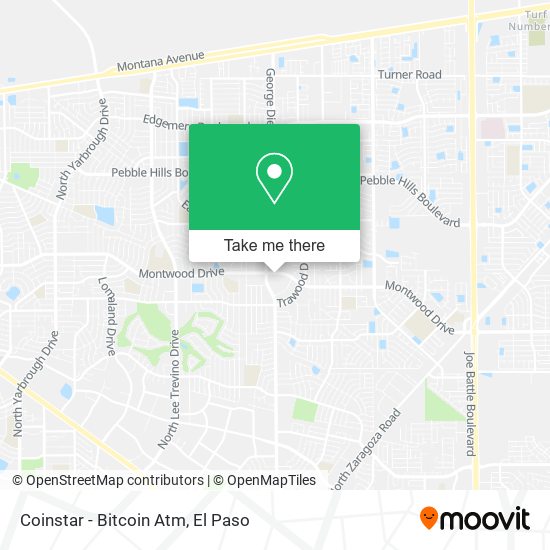 Mapa de Coinstar - Bitcoin Atm