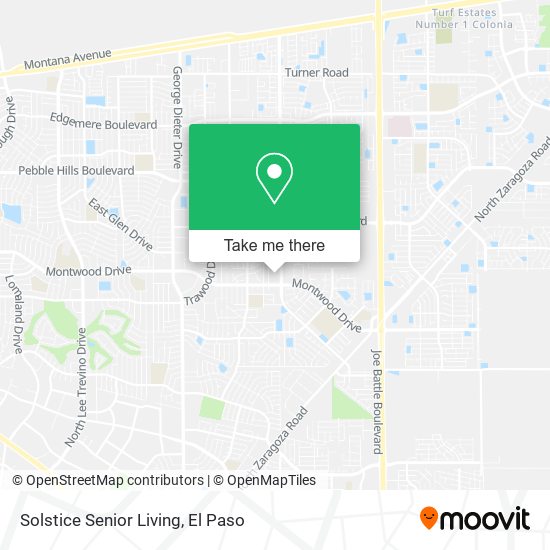 Solstice Senior Living map