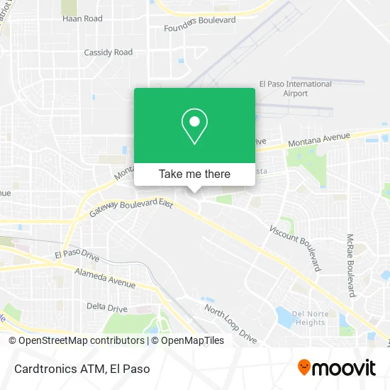 Cardtronics ATM map