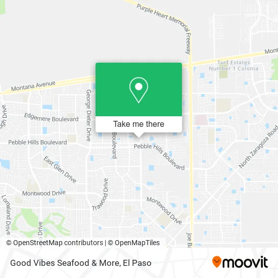 Mapa de Good Vibes Seafood & More