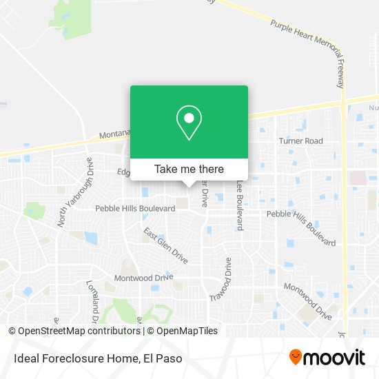 Ideal Foreclosure Home map