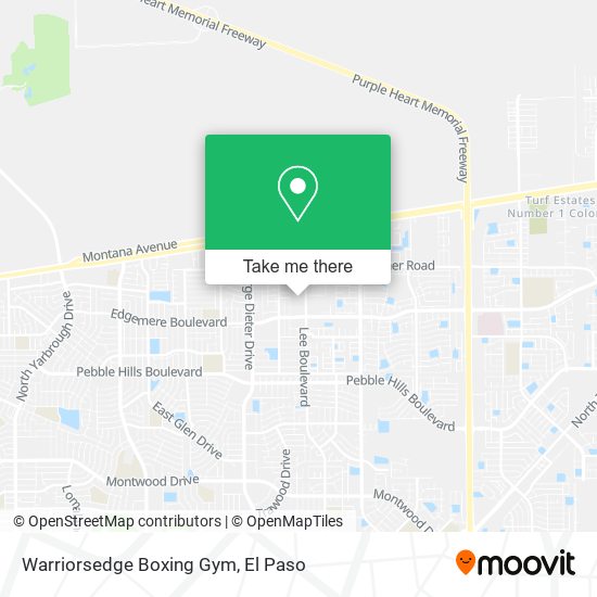 Mapa de Warriorsedge Boxing Gym