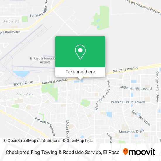 Mapa de Checkered Flag Towing & Roadside Service