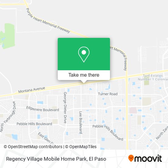 Regency Village Mobile Home Park map