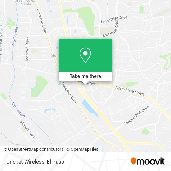 Cricket Wireless map