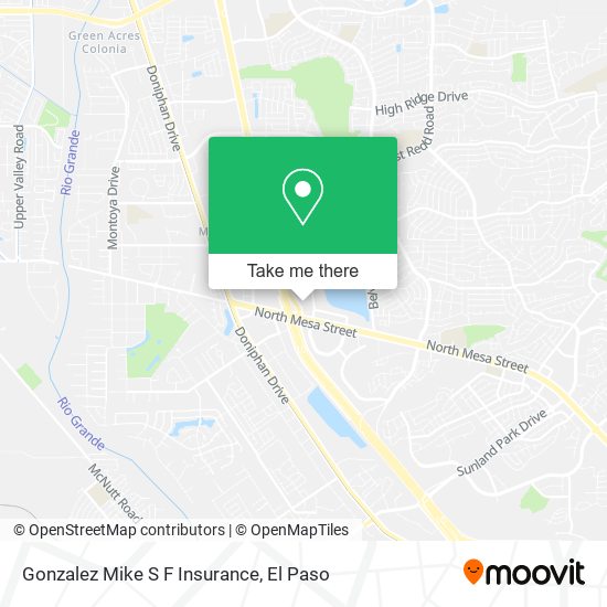 Gonzalez Mike S F Insurance map