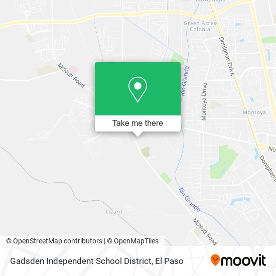 Mapa de Gadsden Independent School District