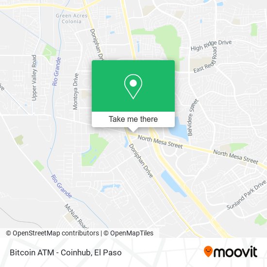 Bitcoin ATM - Coinhub map